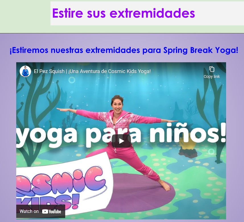 Yoga en Espanol